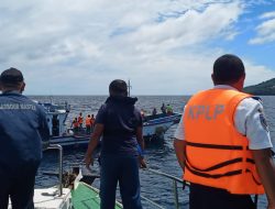 Alami Kebocoran di Tengah laut, Kapal Nelayan Dievakuasi KSOP Ternate
