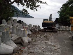 Tahap Dua Pembangunan Pelabuhan Hiri Fokus Pada Pemasangan Tetrapod