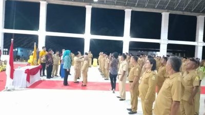 Bupati Aliong Mus Lantik 57 PJ Kepala Desa