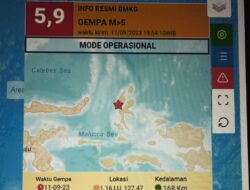 Gempa Magnitudo 5.9 Guncang Jailolo