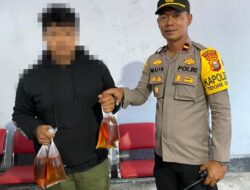 Polsek Tidore Utara Berhasil Gagalkan Penyelundupan Miras Jelang Konser Slank
