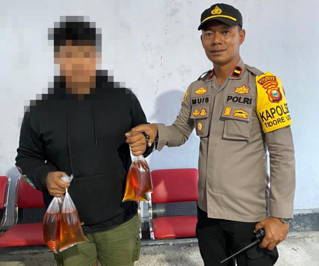 Polsek Tidore Utara Berhasil Gagalkan Penyelundupan Miras Jelang Konser Slank