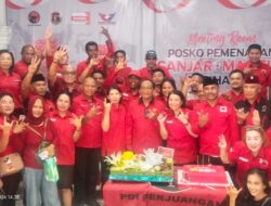 TPD Ganjar-Mahfud dan DPC Halut Rayakan HUT PDI-P, Irwan Jam Minta TNI-Polri Profesional