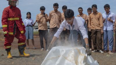 Puluhan Siswa Mengikuti Pelatihan K3 Dari Harita Nickel