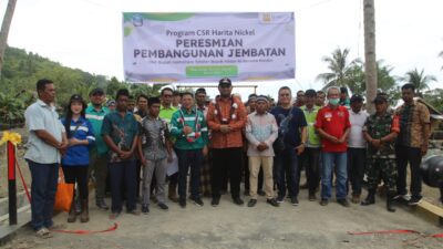 Harita Nickel Bangun Infrastruktur Wilayah Lingkar Tambang