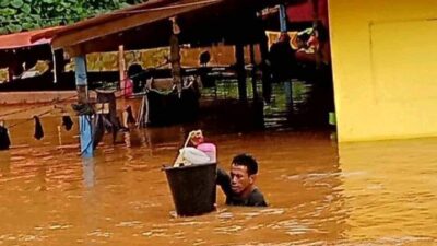 Banjir Setinggi Dua Meter Rendam Wilayah Halmahera Tengah