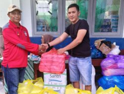 Eksekusi Objek Jaminan Fidusia Salurkan Makanan Siap Saji Bantu Korban Banjir Rua