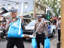 Ditlantas Polda Malut Salurkan Bantuan di Sejumlah Panti Asuhan