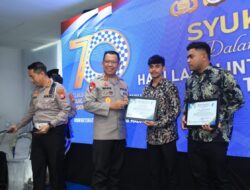 Kapolda Malut Apresiasi Komunitas CCTV Tabalik pada Hari Lalu Lintas Bhayangkara ke-70
