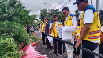 Kabalai BPJN Malut Gerak Cepat Tinjau Titik Rawan Kecelakaan Jalan di Ternate