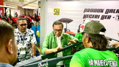 Bupati Ikram Dorong Transformasi Pertanian Modern Saat Meninjau Stan Halteng di PENAS XVII