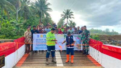 Kolaborasi PPM Harita Nickel Perkuat Konektivitas Antar Desa di Obi Selatan
