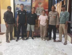 Polsek Bacan Timur Gagalkan Peredaran 445 Kantong Miras Cap Tikus Siap Edar